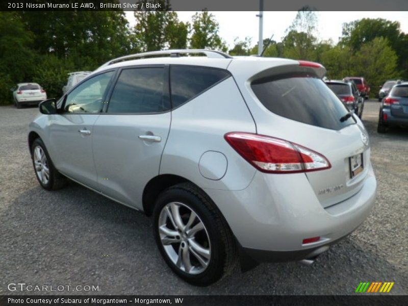 Brilliant Silver / Black 2013 Nissan Murano LE AWD