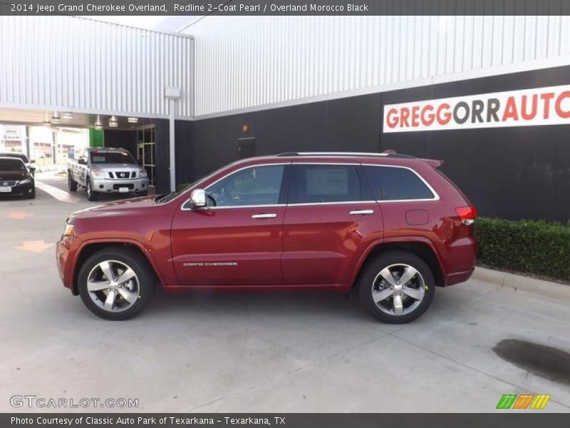 Redline 2-Coat Pearl / Overland Morocco Black 2014 Jeep Grand Cherokee Overland