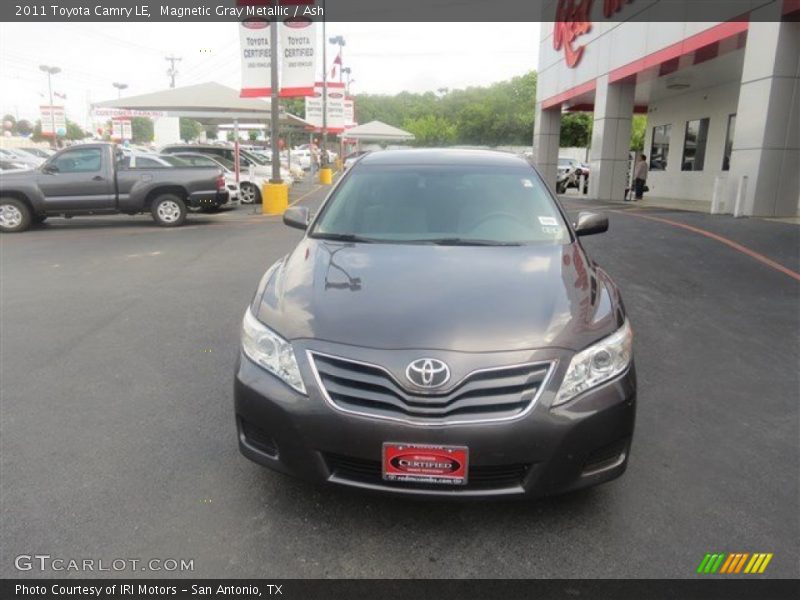 Magnetic Gray Metallic / Ash 2011 Toyota Camry LE