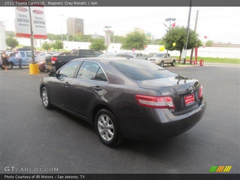 Magnetic Gray Metallic / Ash 2011 Toyota Camry LE