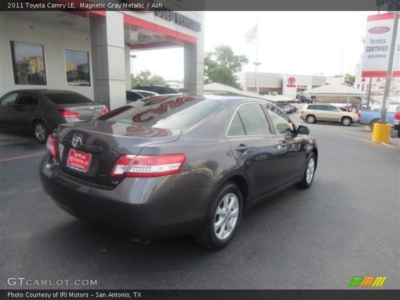 Magnetic Gray Metallic / Ash 2011 Toyota Camry LE