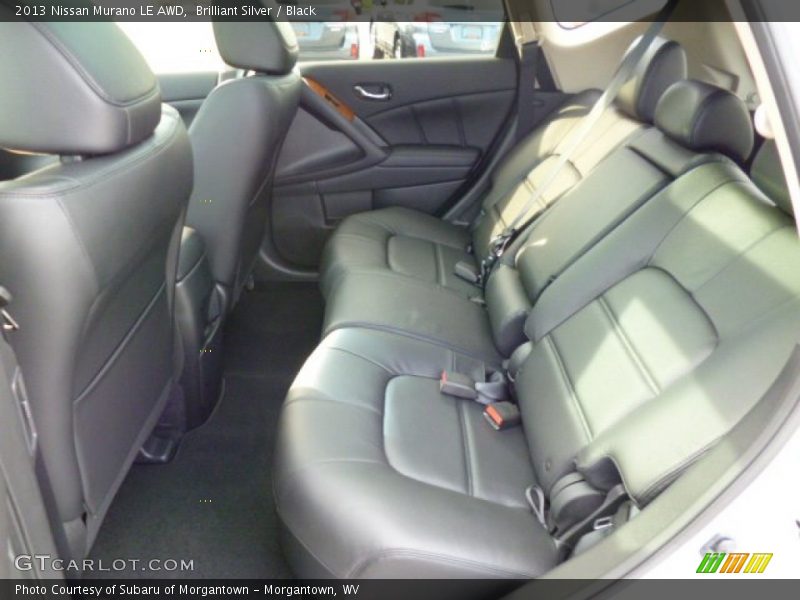 Rear Seat of 2013 Murano LE AWD