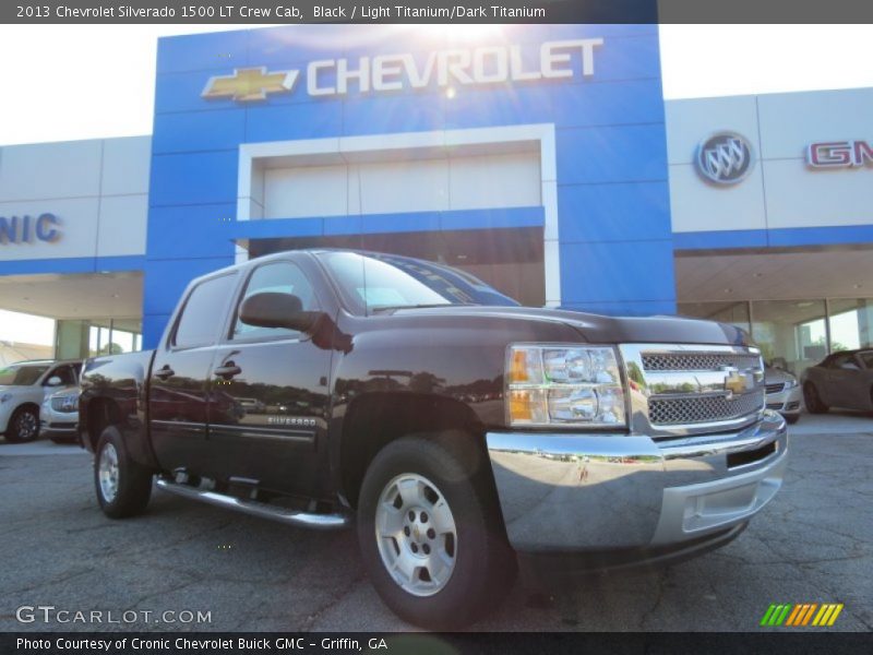 Black / Light Titanium/Dark Titanium 2013 Chevrolet Silverado 1500 LT Crew Cab