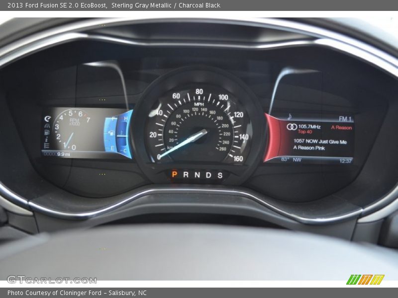Sterling Gray Metallic / Charcoal Black 2013 Ford Fusion SE 2.0 EcoBoost