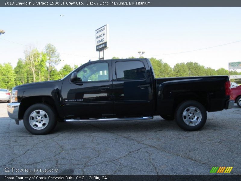 Black / Light Titanium/Dark Titanium 2013 Chevrolet Silverado 1500 LT Crew Cab