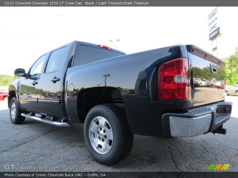 Black / Light Titanium/Dark Titanium 2013 Chevrolet Silverado 1500 LT Crew Cab
