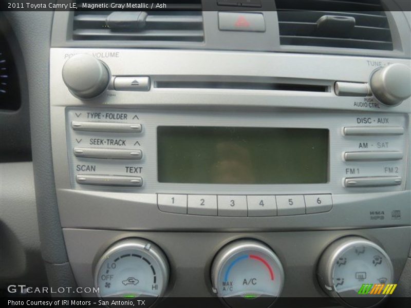 Magnetic Gray Metallic / Ash 2011 Toyota Camry LE