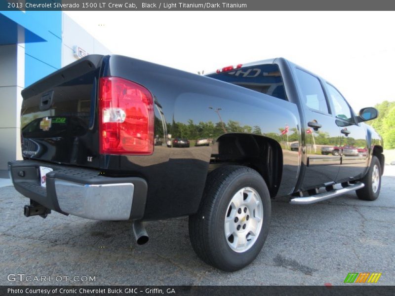 Black / Light Titanium/Dark Titanium 2013 Chevrolet Silverado 1500 LT Crew Cab