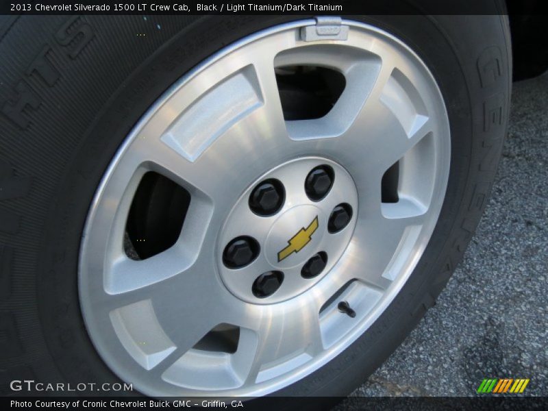 Black / Light Titanium/Dark Titanium 2013 Chevrolet Silverado 1500 LT Crew Cab