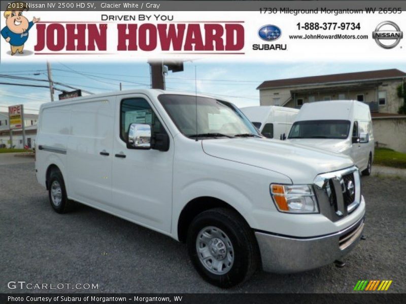 Glacier White / Gray 2013 Nissan NV 2500 HD SV