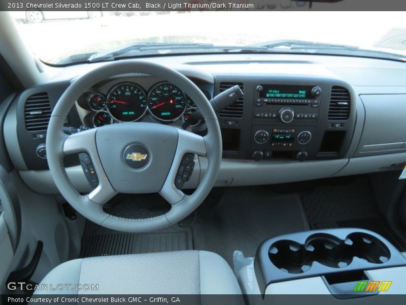 Black / Light Titanium/Dark Titanium 2013 Chevrolet Silverado 1500 LT Crew Cab