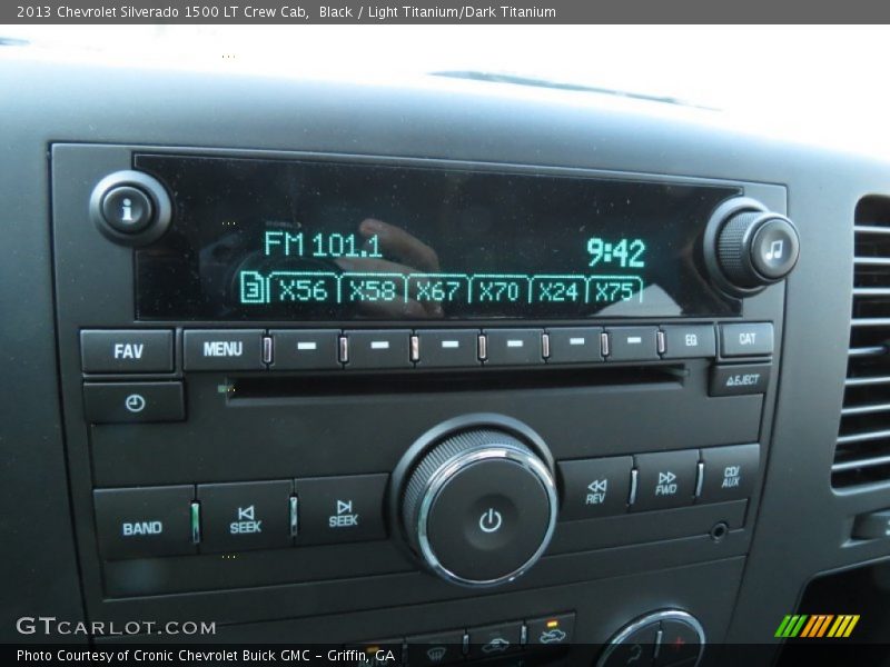 Black / Light Titanium/Dark Titanium 2013 Chevrolet Silverado 1500 LT Crew Cab