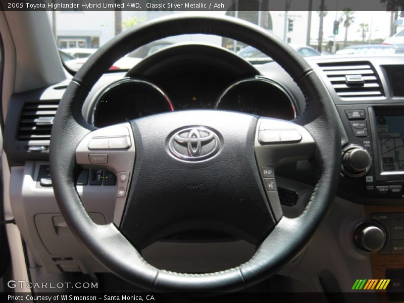 Classic Silver Metallic / Ash 2009 Toyota Highlander Hybrid Limited 4WD