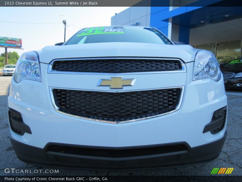 Summit White / Jet Black 2013 Chevrolet Equinox LS