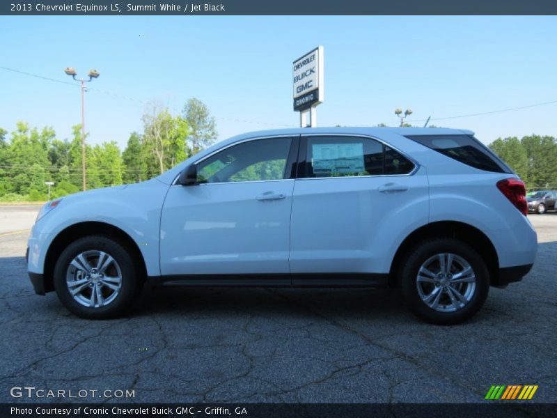 Summit White / Jet Black 2013 Chevrolet Equinox LS