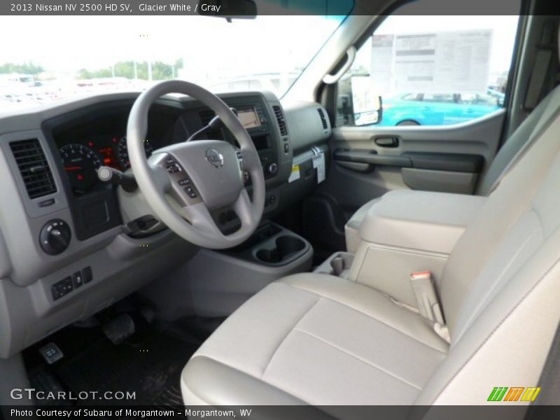 Glacier White / Gray 2013 Nissan NV 2500 HD SV