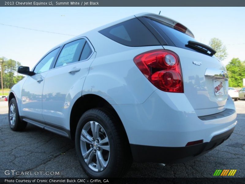 Summit White / Jet Black 2013 Chevrolet Equinox LS
