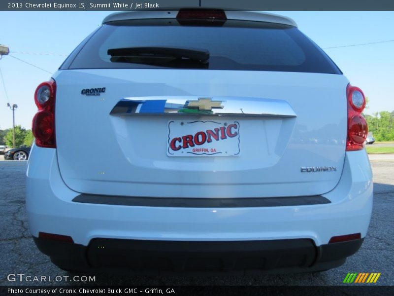 Summit White / Jet Black 2013 Chevrolet Equinox LS