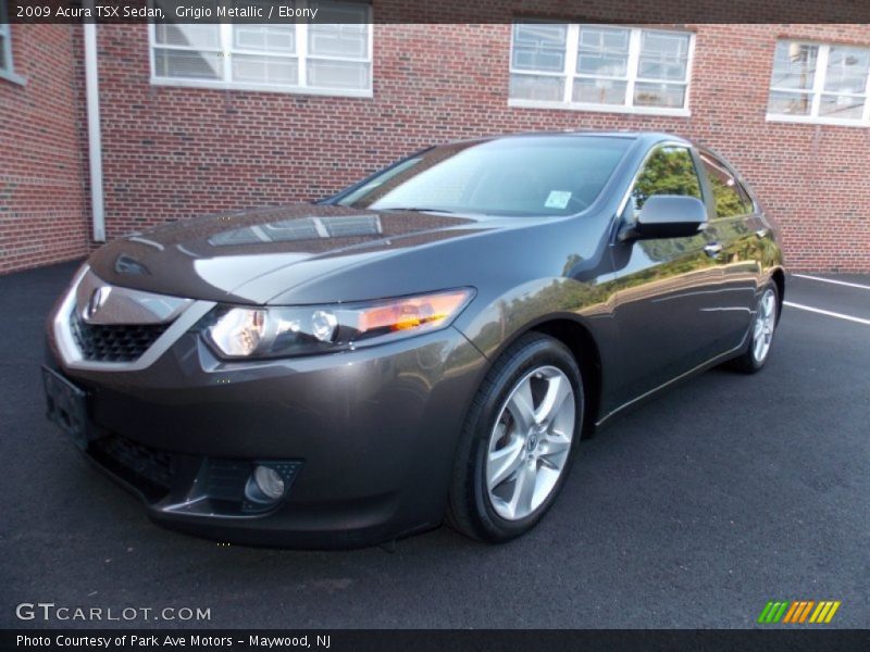 Grigio Metallic / Ebony 2009 Acura TSX Sedan