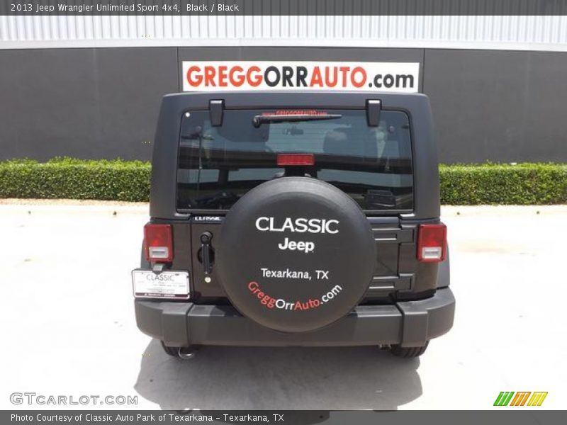 Black / Black 2013 Jeep Wrangler Unlimited Sport 4x4