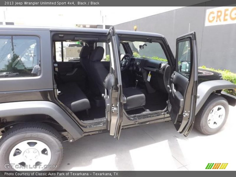 Black / Black 2013 Jeep Wrangler Unlimited Sport 4x4
