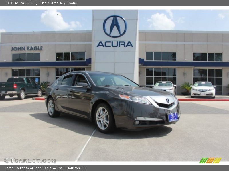 Grigio Metallic / Ebony 2010 Acura TL 3.5