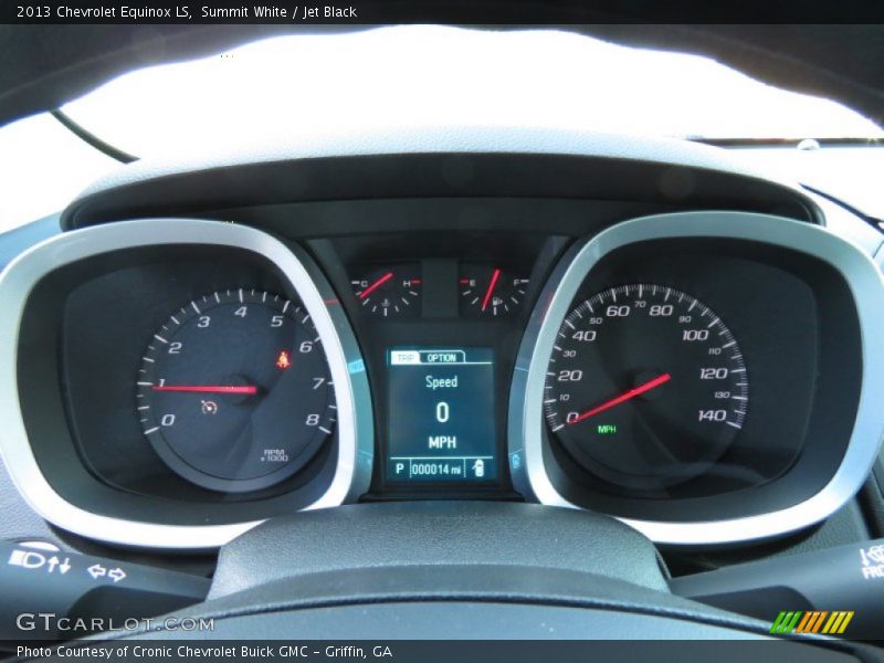 Summit White / Jet Black 2013 Chevrolet Equinox LS