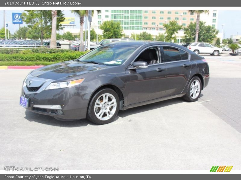 Grigio Metallic / Ebony 2010 Acura TL 3.5