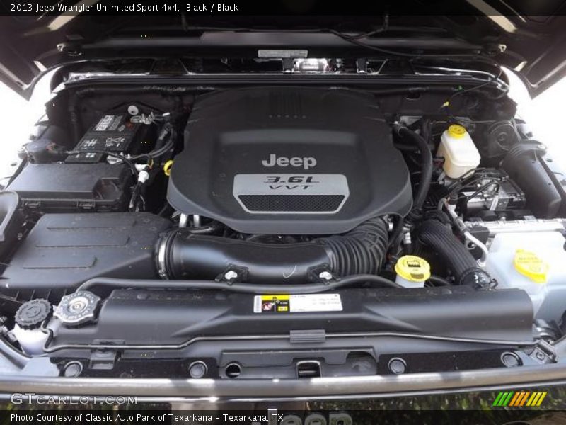 Black / Black 2013 Jeep Wrangler Unlimited Sport 4x4