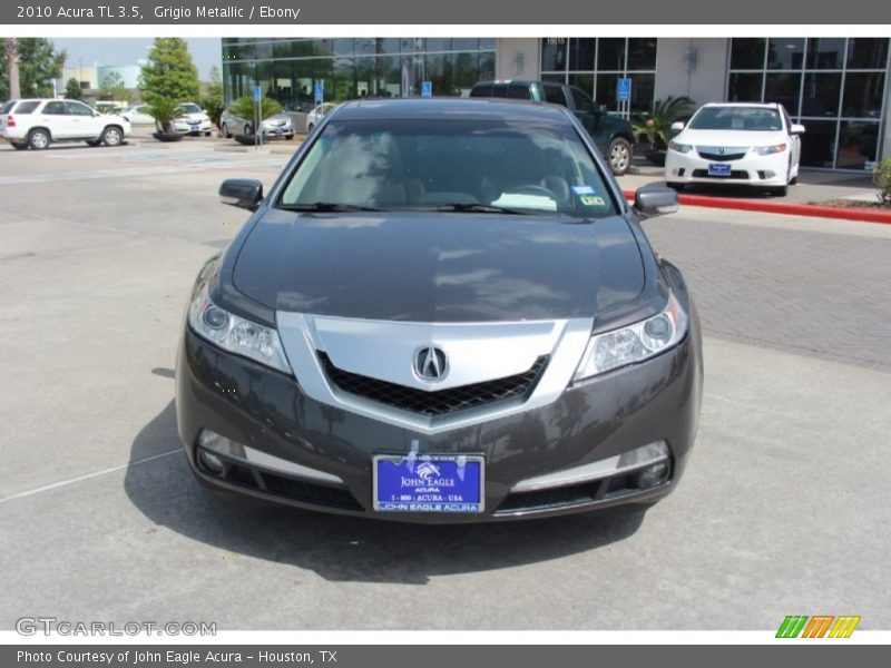 Grigio Metallic / Ebony 2010 Acura TL 3.5