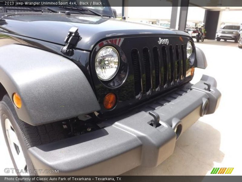 Black / Black 2013 Jeep Wrangler Unlimited Sport 4x4