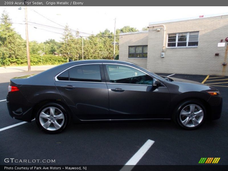 Grigio Metallic / Ebony 2009 Acura TSX Sedan
