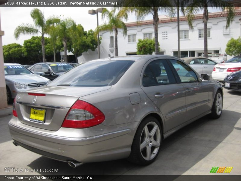 Pewter Metallic / Cashmere 2009 Mercedes-Benz E 350 Sedan
