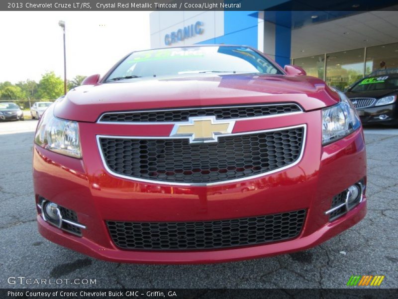 Crystal Red Metallic Tintcoat / Cocoa/Light Neutral 2013 Chevrolet Cruze LT/RS