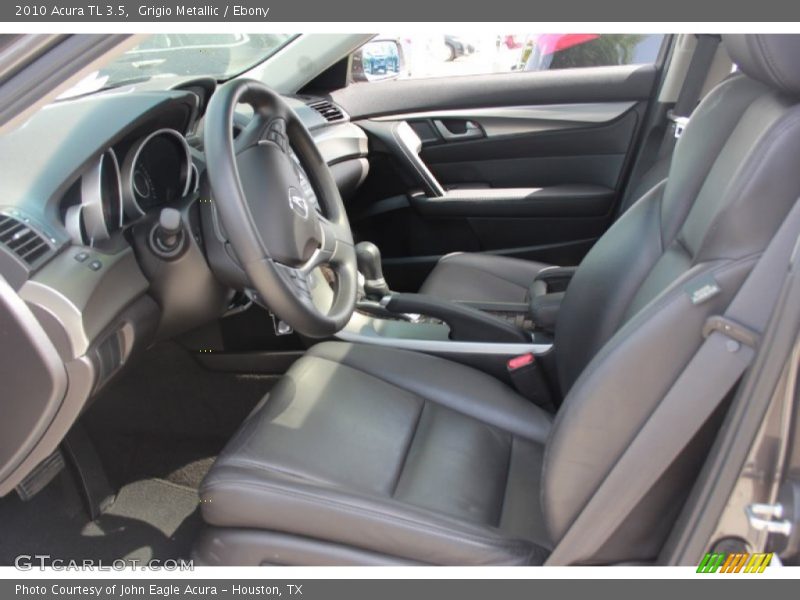 Grigio Metallic / Ebony 2010 Acura TL 3.5