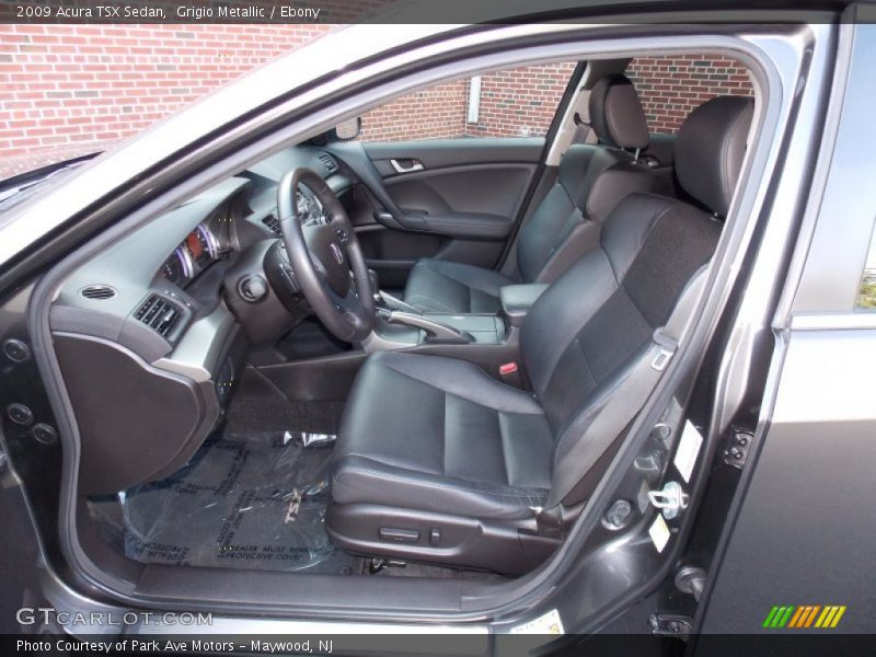Grigio Metallic / Ebony 2009 Acura TSX Sedan