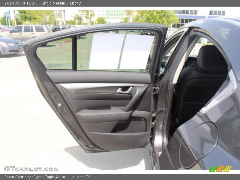 Grigio Metallic / Ebony 2010 Acura TL 3.5