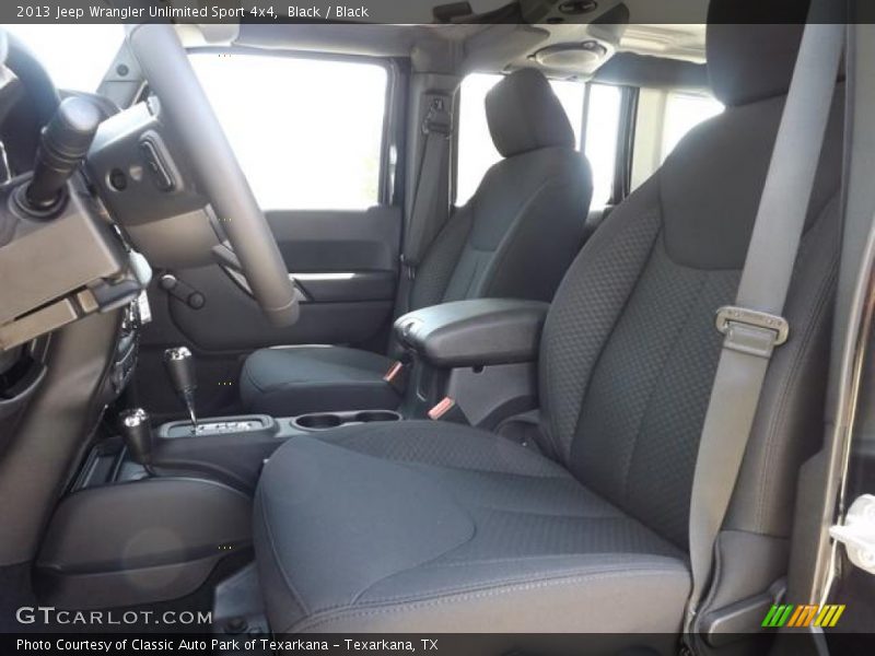 Black / Black 2013 Jeep Wrangler Unlimited Sport 4x4