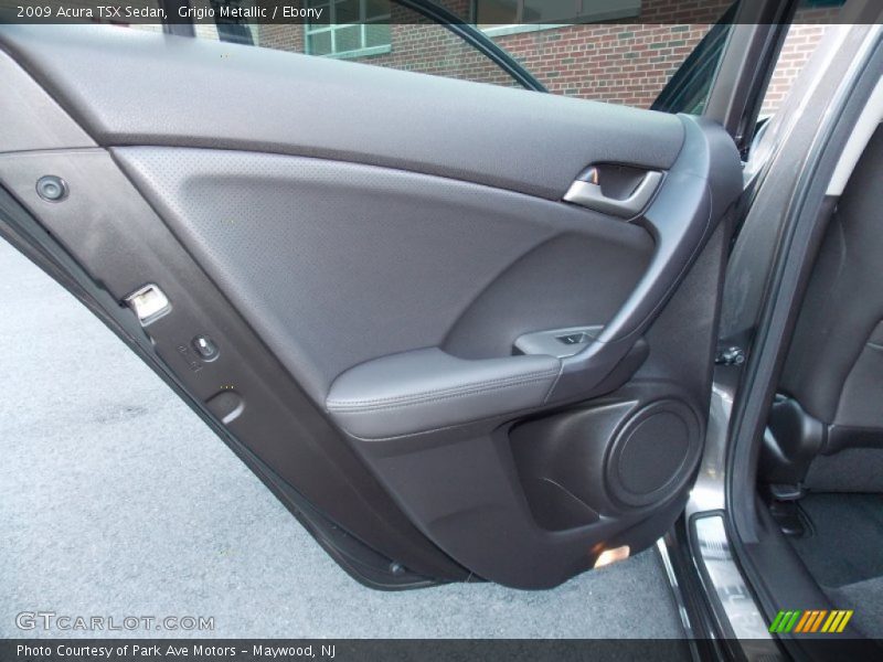 Grigio Metallic / Ebony 2009 Acura TSX Sedan