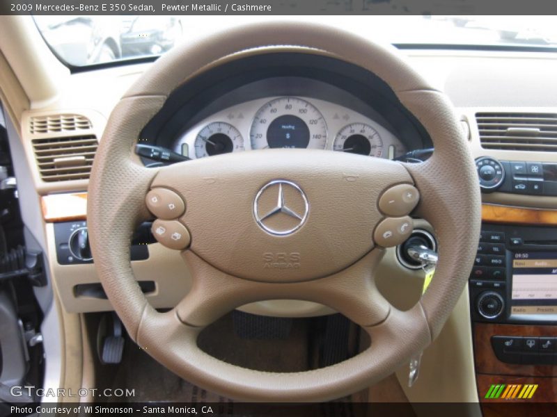 Pewter Metallic / Cashmere 2009 Mercedes-Benz E 350 Sedan