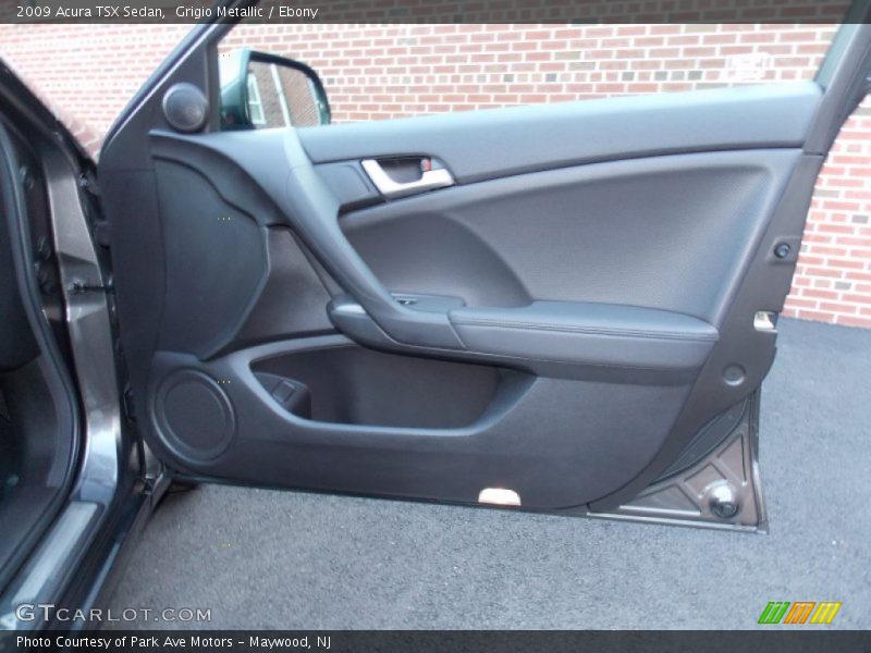 Grigio Metallic / Ebony 2009 Acura TSX Sedan