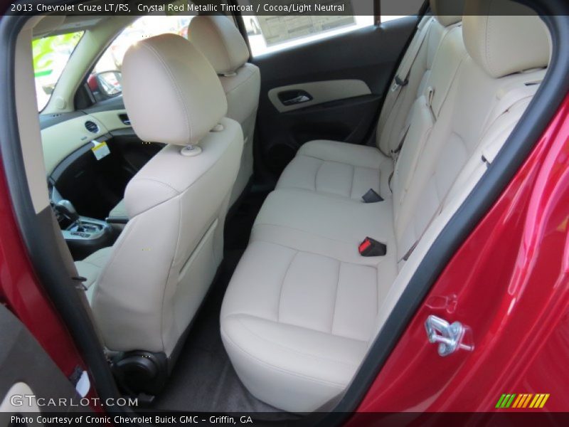 Rear Seat of 2013 Cruze LT/RS