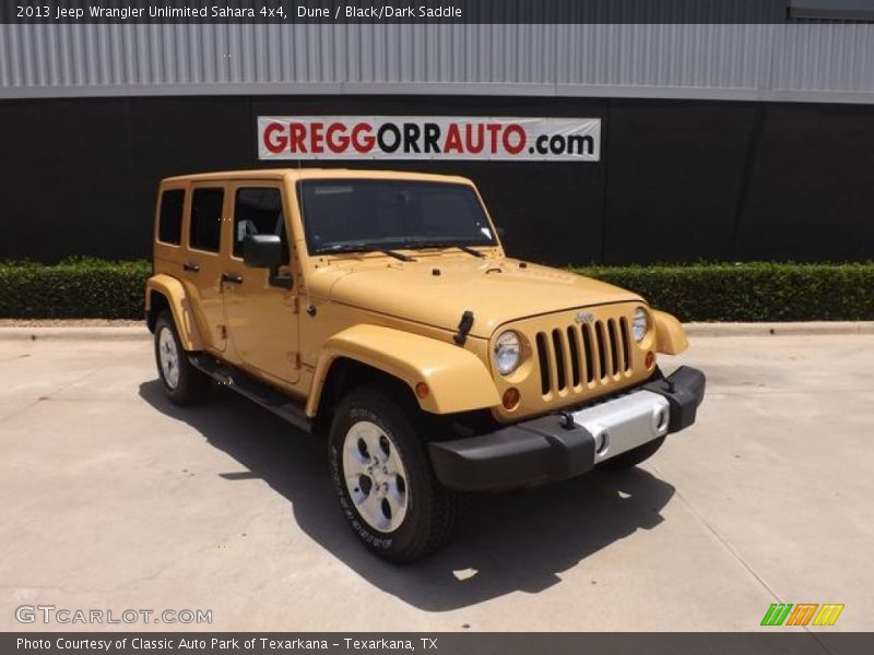 Dune / Black/Dark Saddle 2013 Jeep Wrangler Unlimited Sahara 4x4