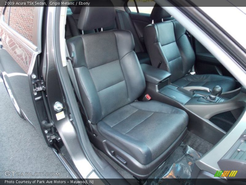 Grigio Metallic / Ebony 2009 Acura TSX Sedan