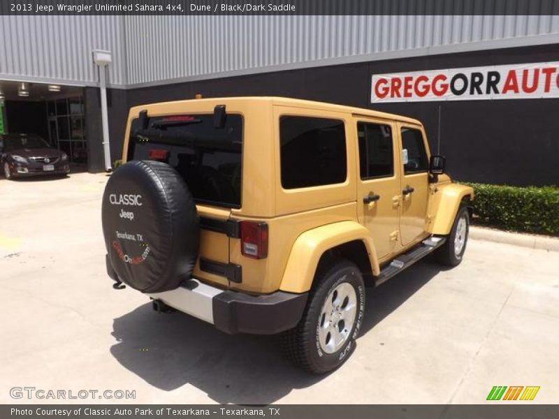 Dune / Black/Dark Saddle 2013 Jeep Wrangler Unlimited Sahara 4x4