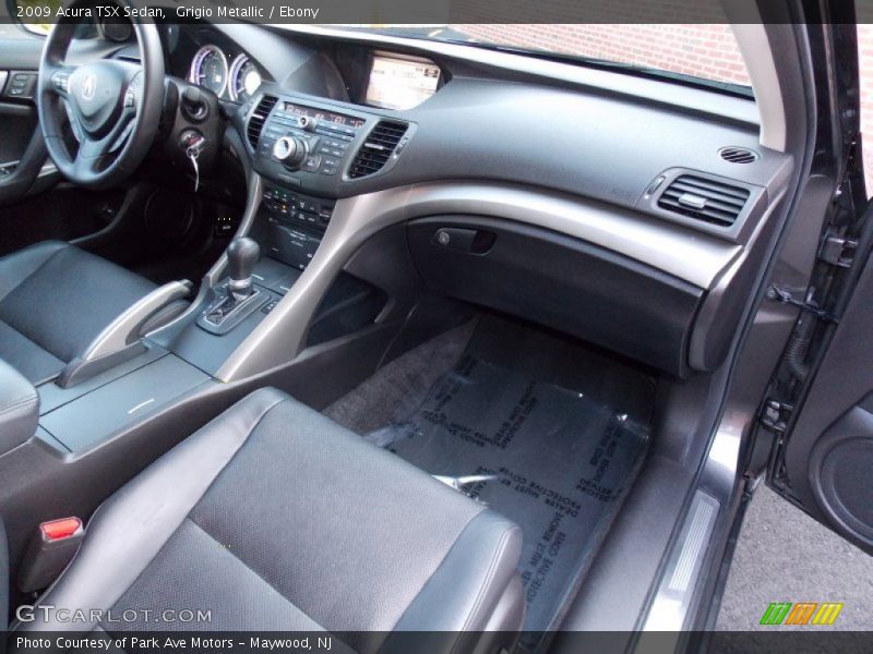 Grigio Metallic / Ebony 2009 Acura TSX Sedan