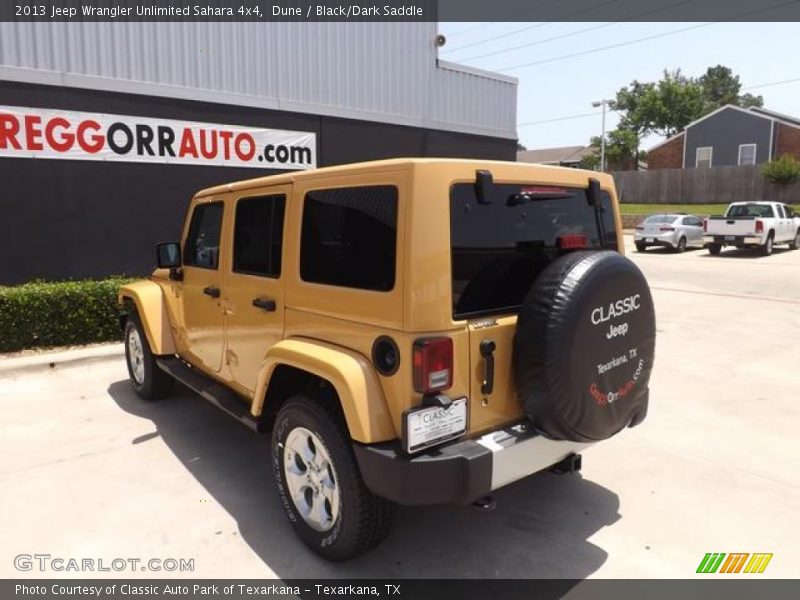 Dune / Black/Dark Saddle 2013 Jeep Wrangler Unlimited Sahara 4x4