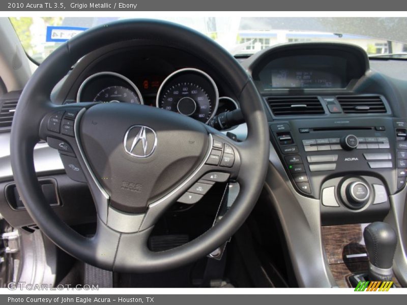 Grigio Metallic / Ebony 2010 Acura TL 3.5