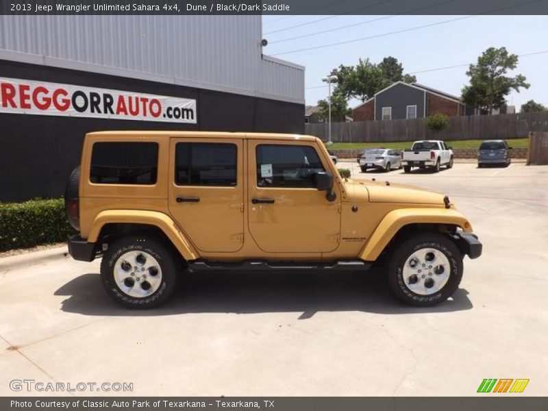 Dune / Black/Dark Saddle 2013 Jeep Wrangler Unlimited Sahara 4x4
