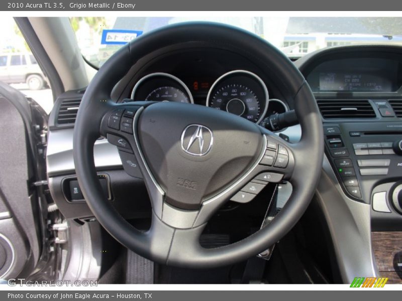 Grigio Metallic / Ebony 2010 Acura TL 3.5